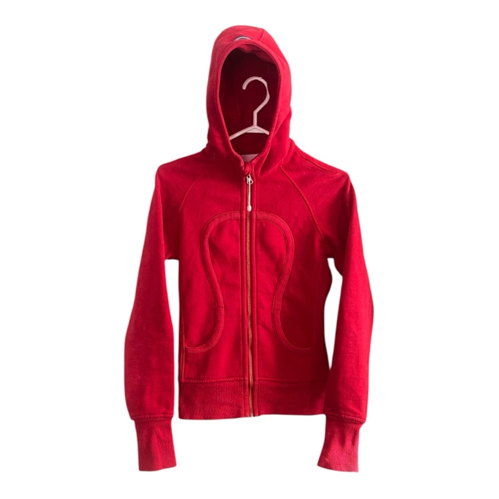 Lululemon Scuba Hoodie Red Women’s Size 4